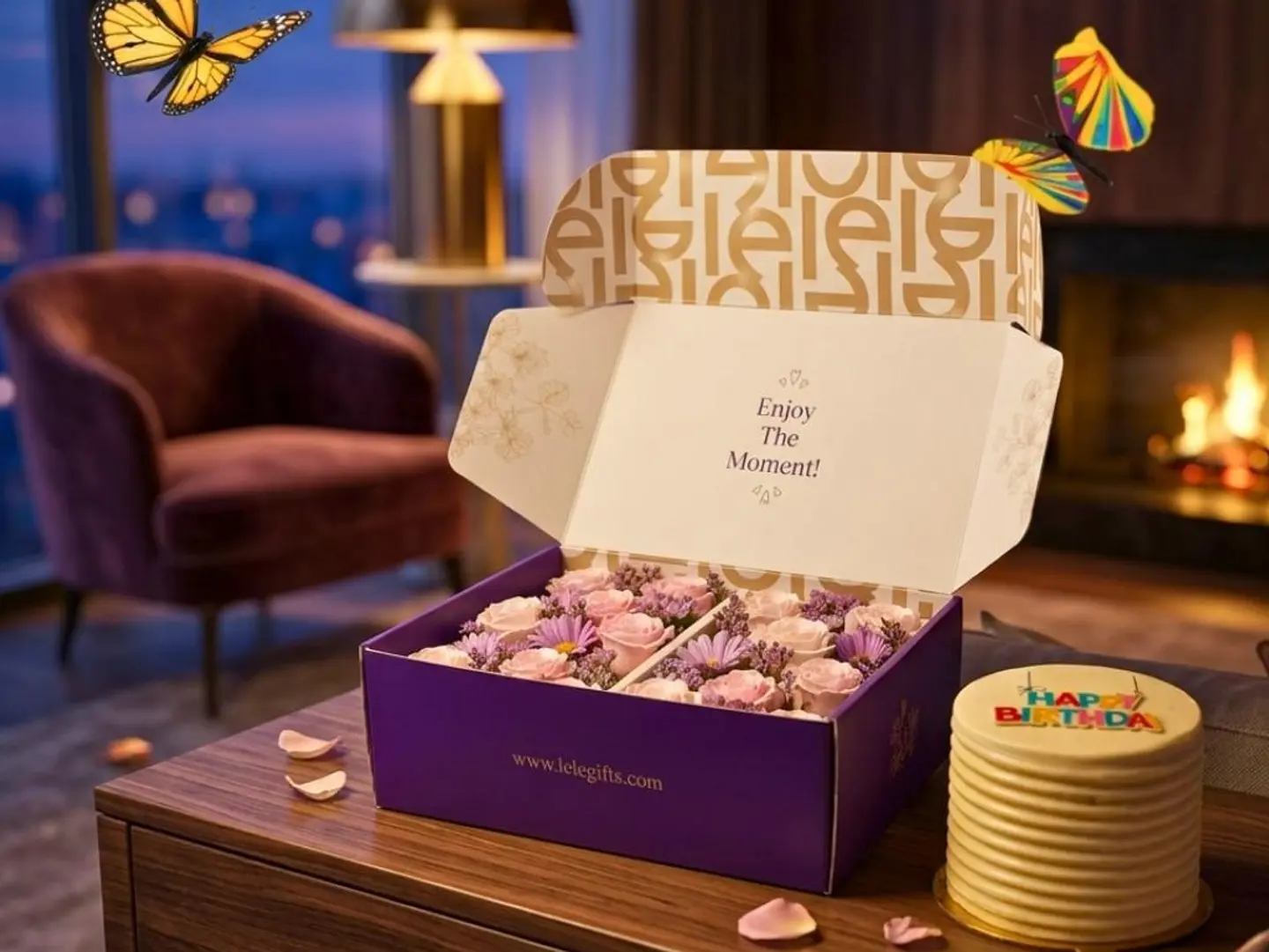 Flying Butterflies Box