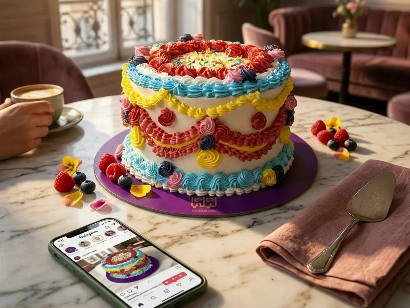 Fancy Nancy Cake