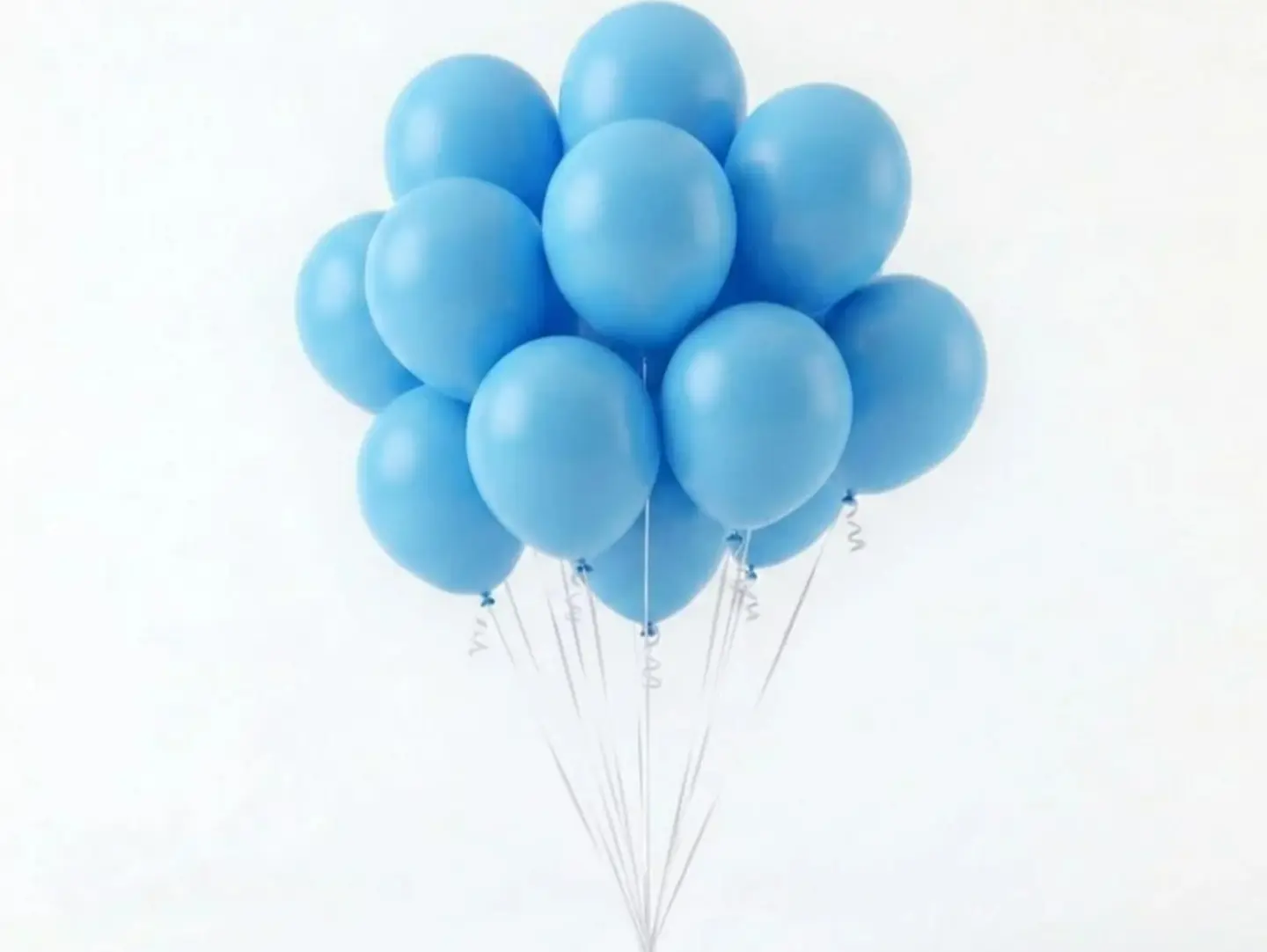 Sky Blue Balloons Set