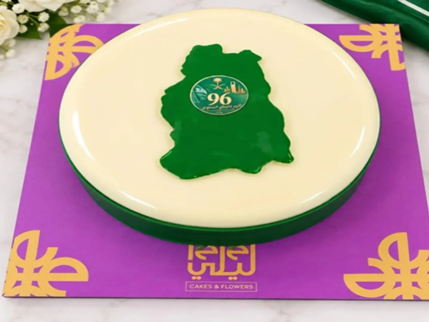 كيك اليوم الوطني السعودي