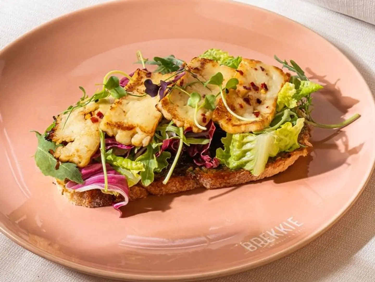 Halloumi Cheese Chilli Honey Toast