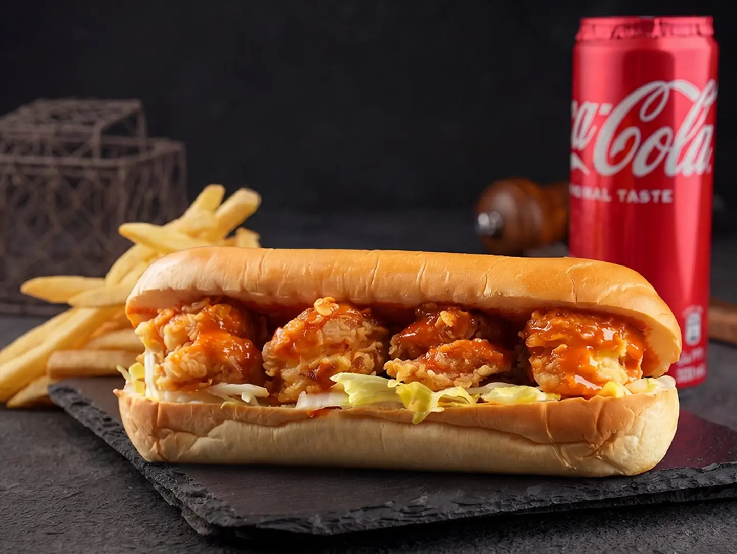 Crispy Shrimp Spicy Sandwich - Without Meal