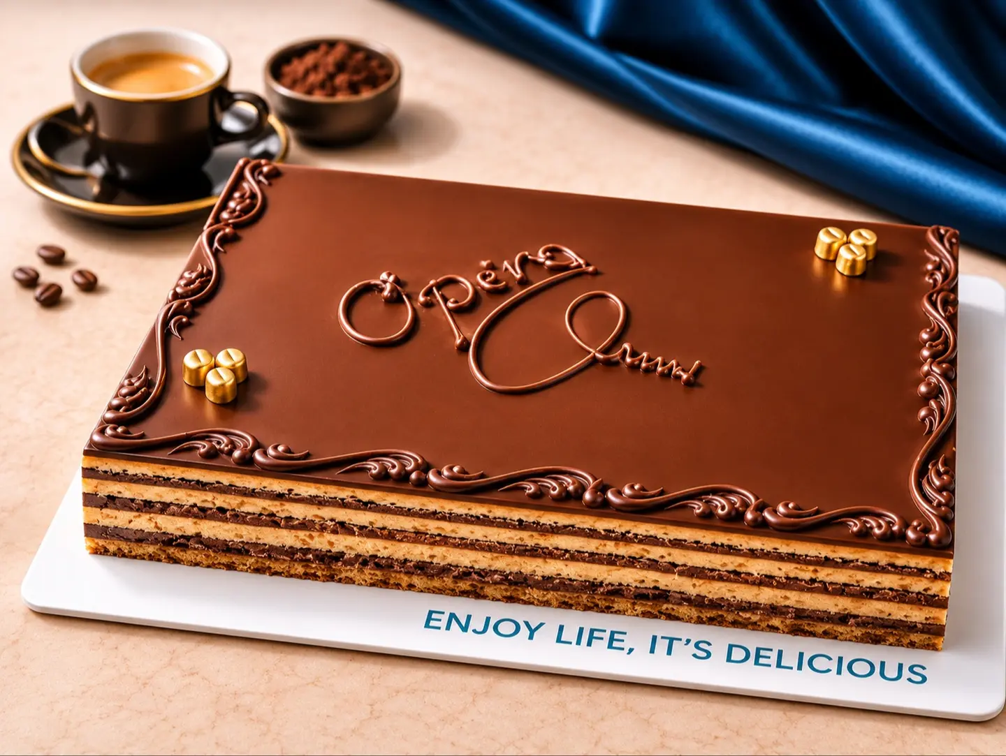 Opera Chocolate Cake