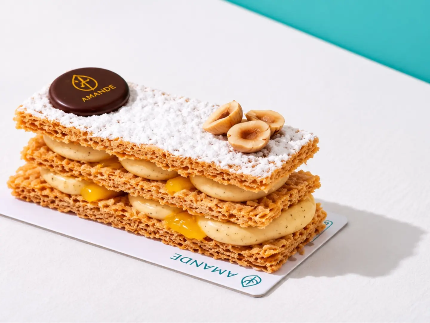 Hazelnut Mille Feuille