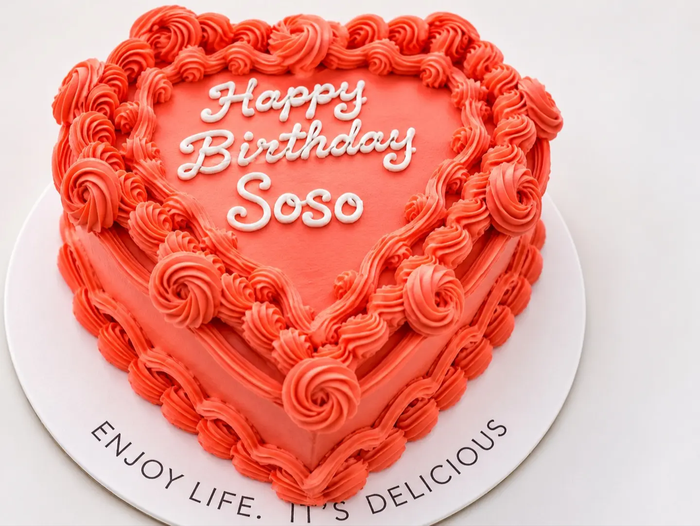 Heart Cake Pink