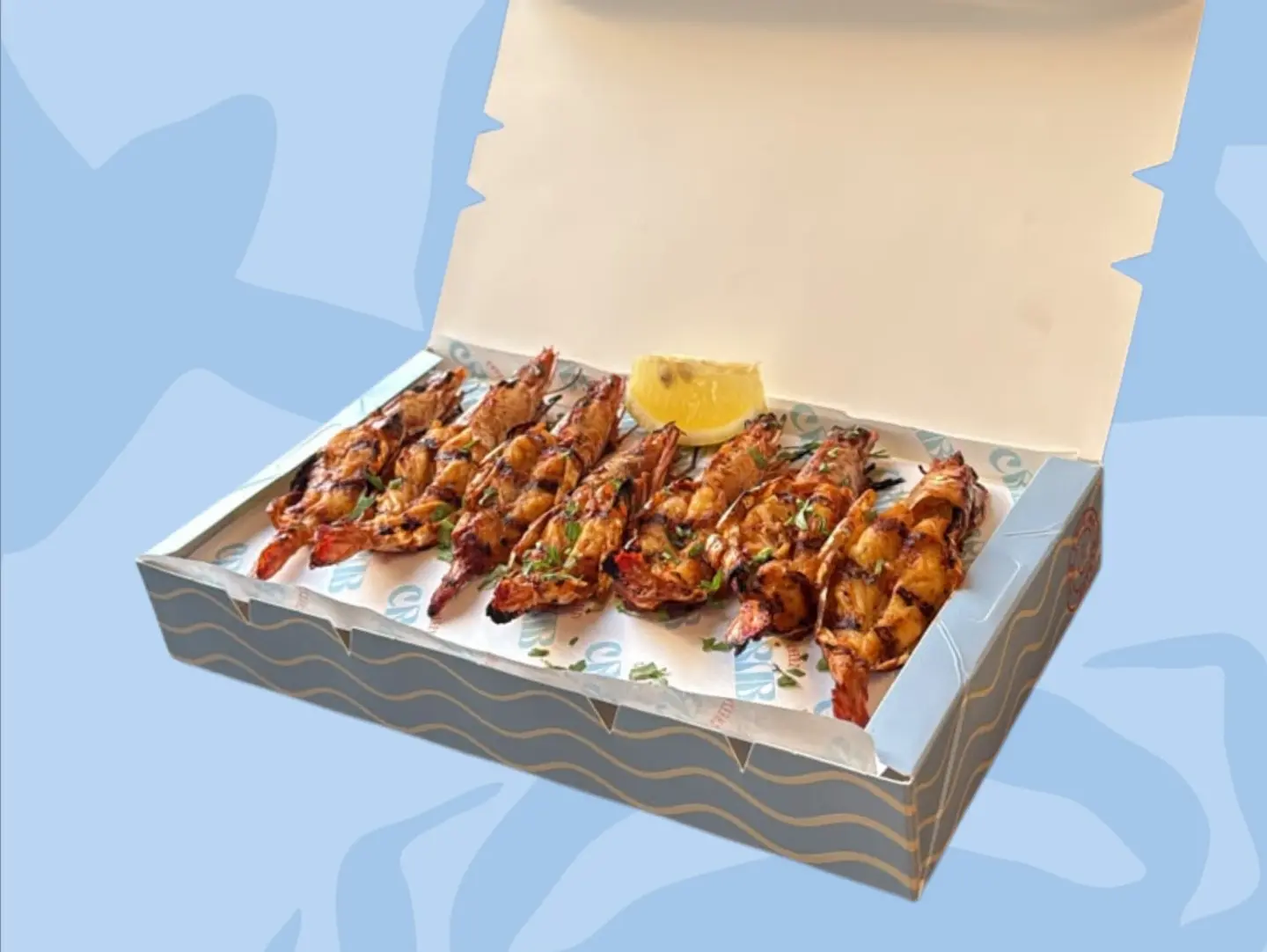 7 Pcs Grilled Shrimp