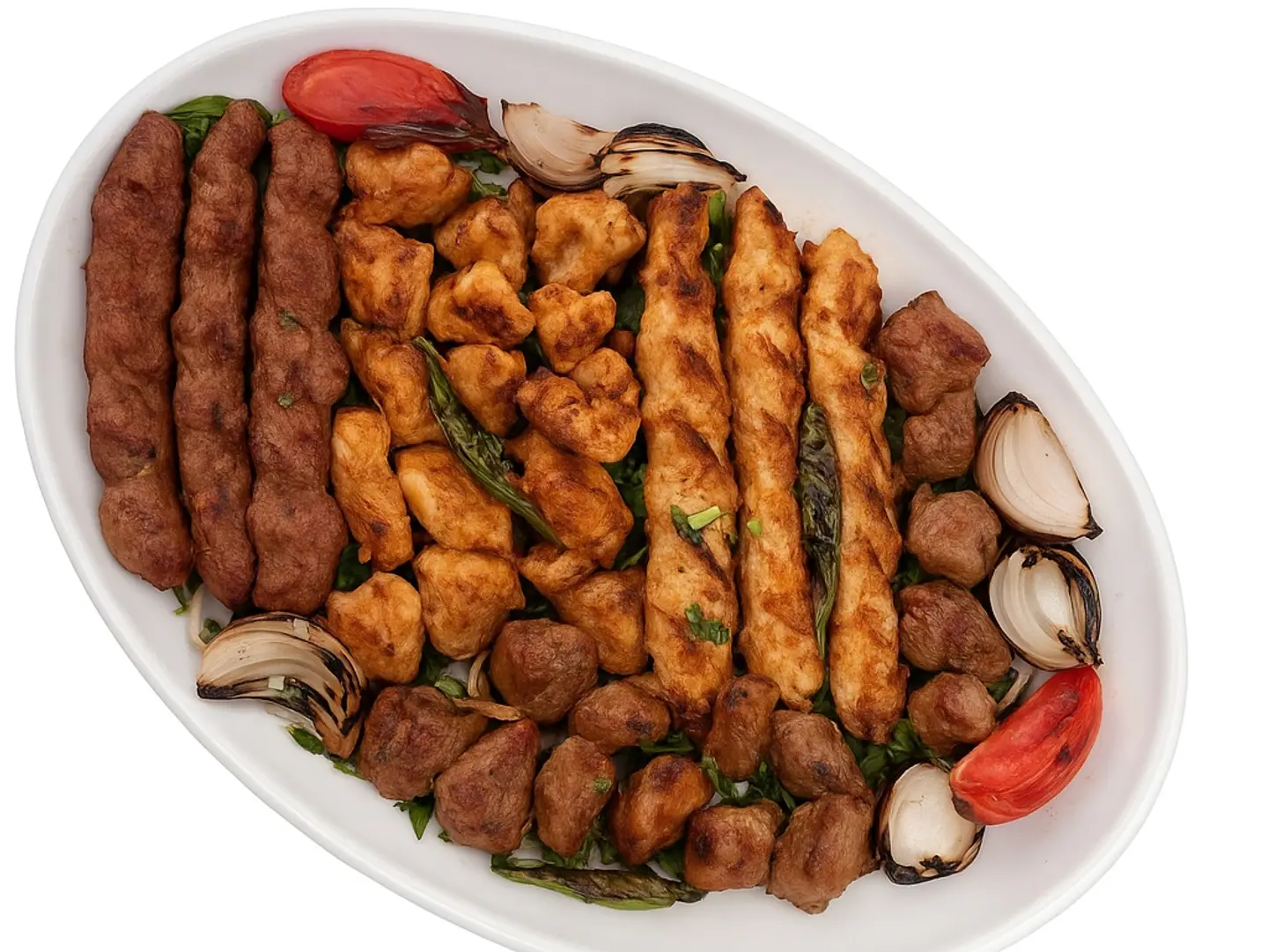Small Mixed Grill Of Meat And Chicken