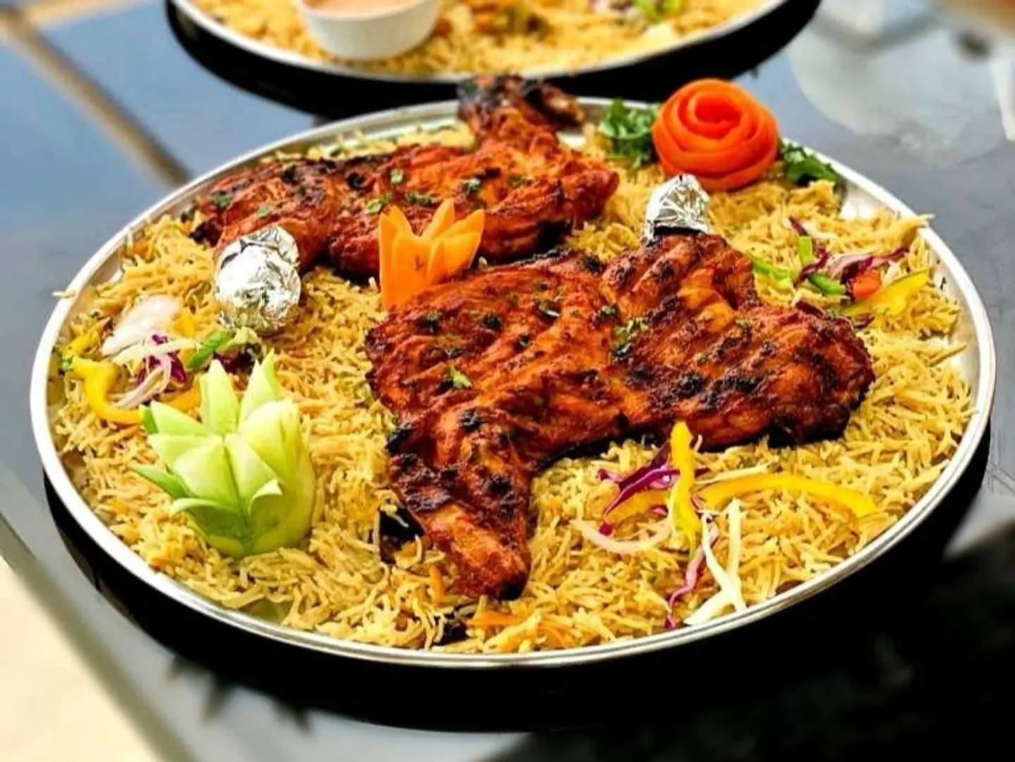 دجاج فاهام مع أرز كامل