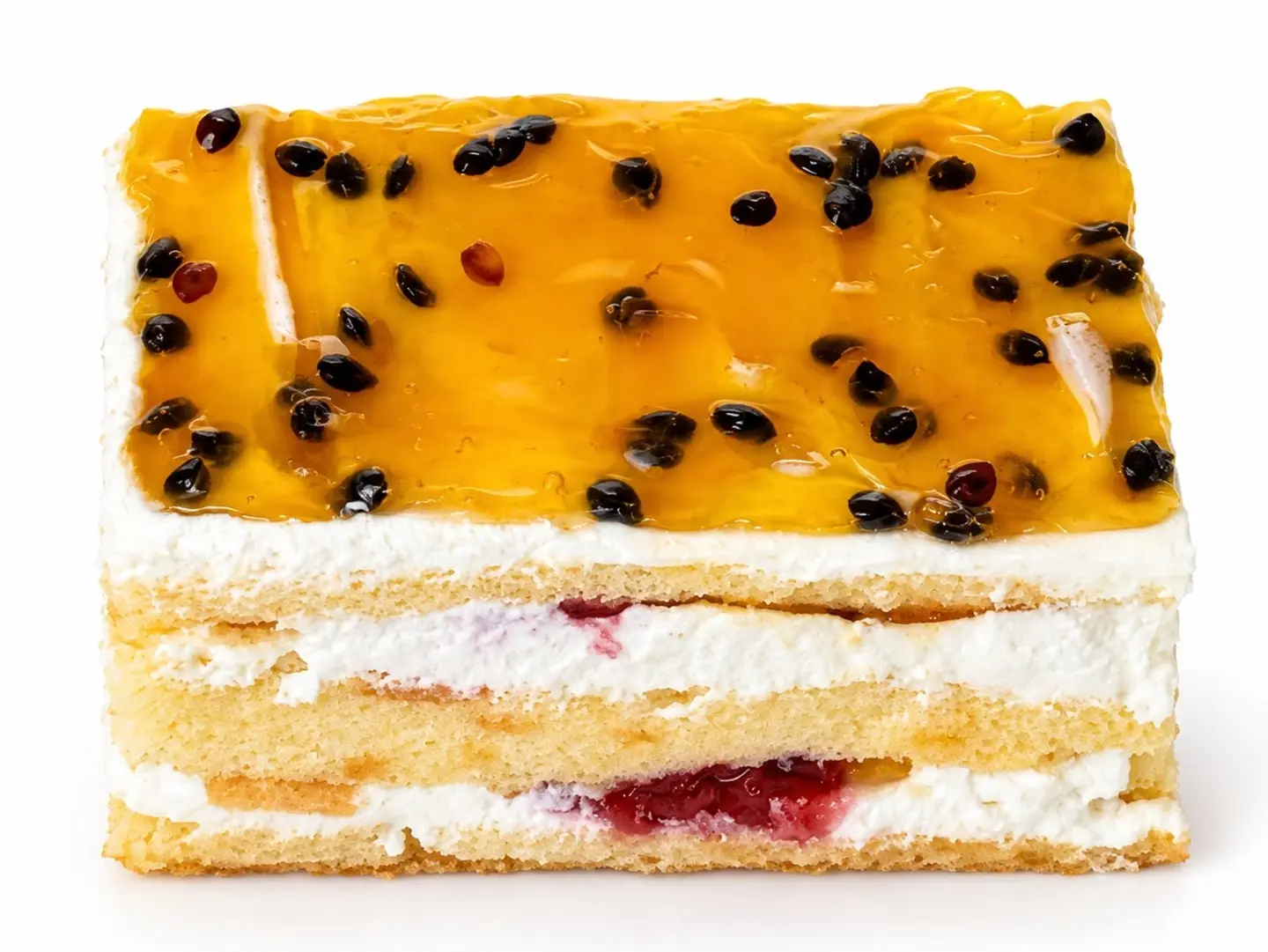 Passion Fruit And Berry Cake