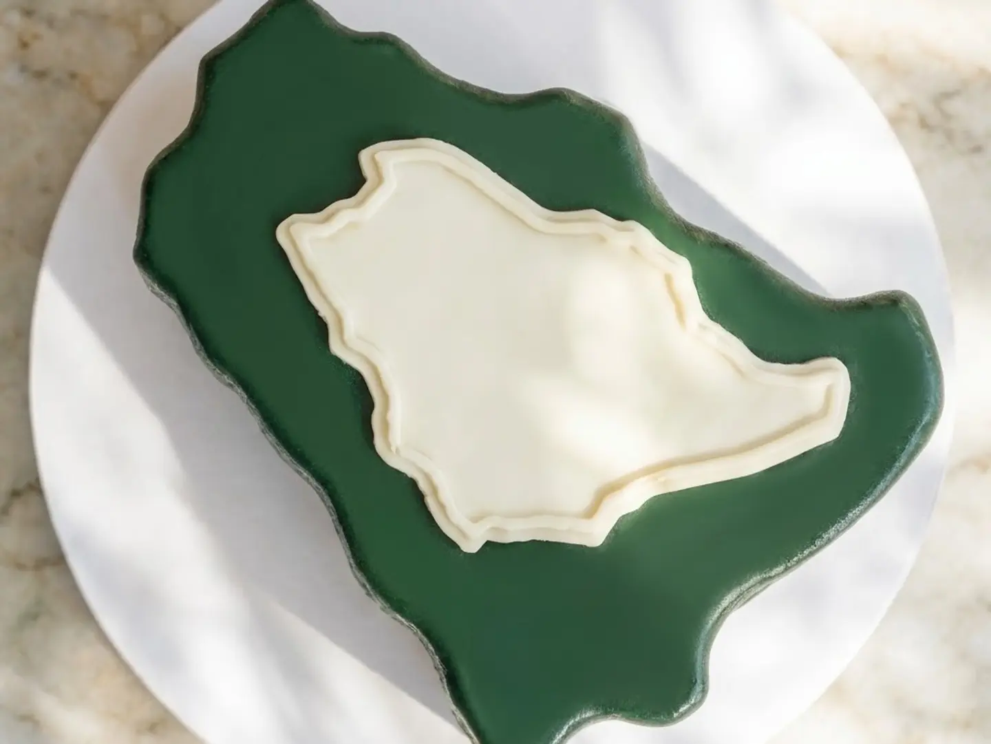 Saudi Map Cake
