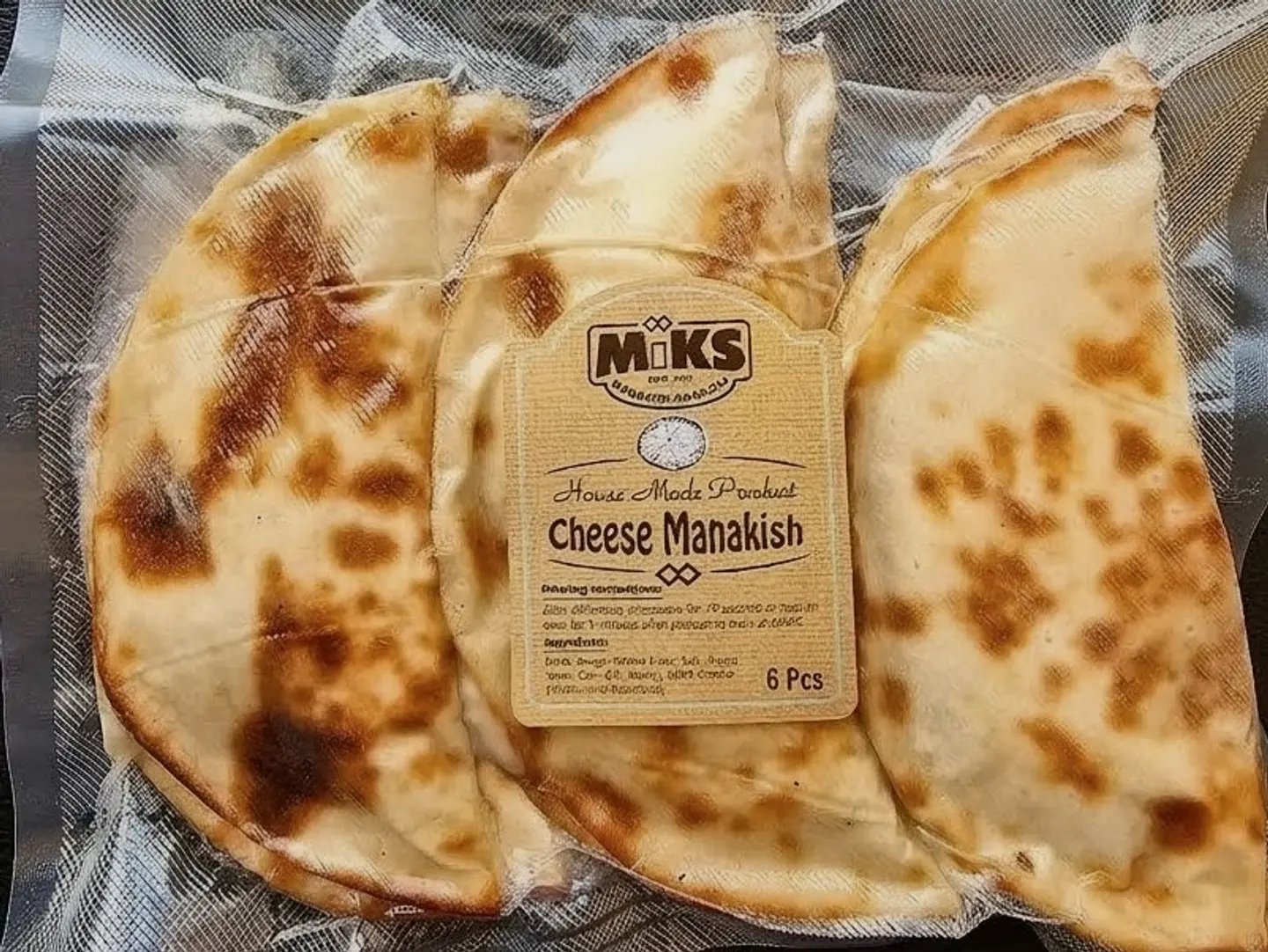 6 Pcs Medium Cheese Manakish Frozen