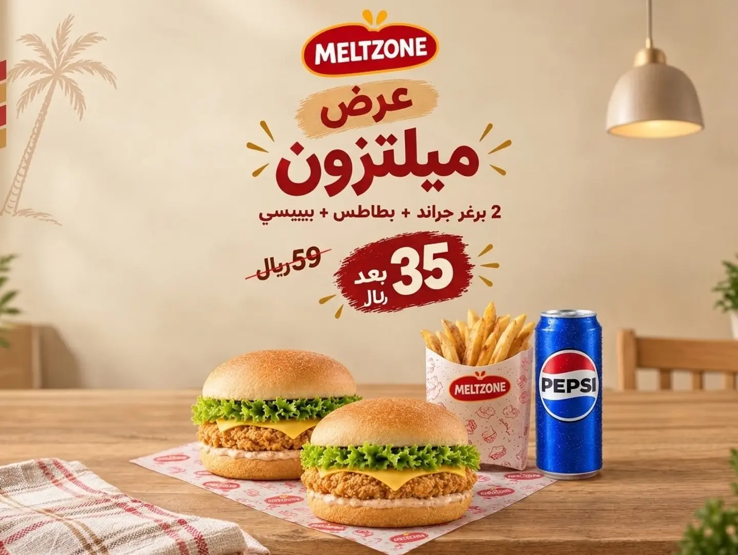 Twin Chicken Burgers