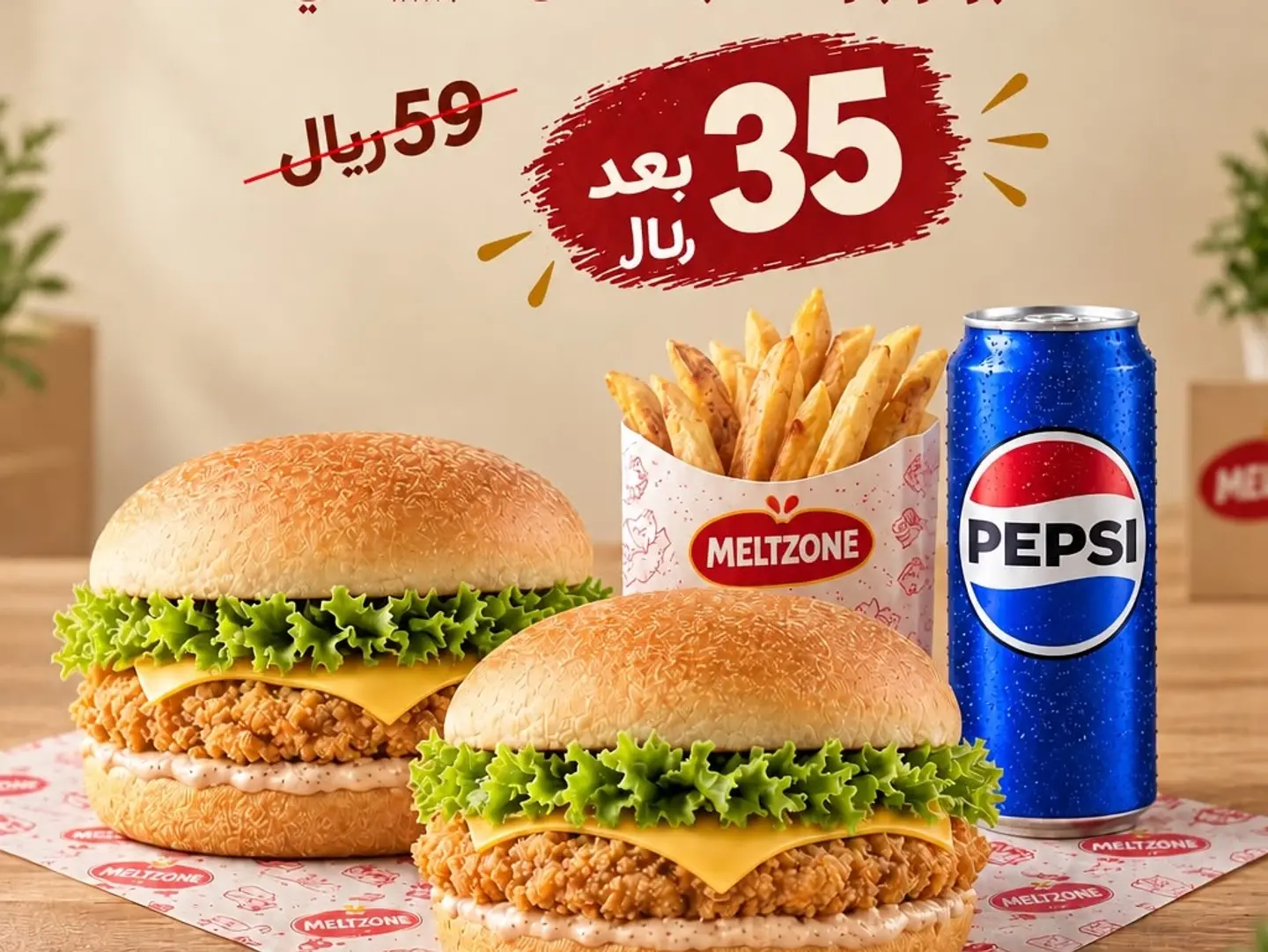 Twin Chicken Burgers