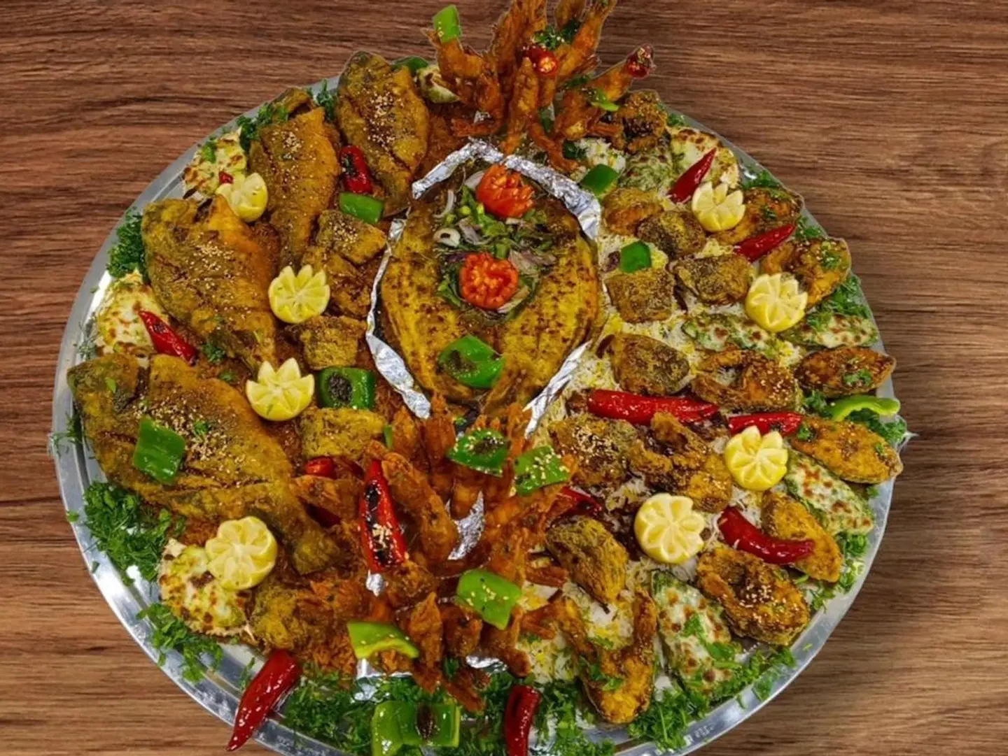 Family Sized Sayyad Platter - For 11 12 Person