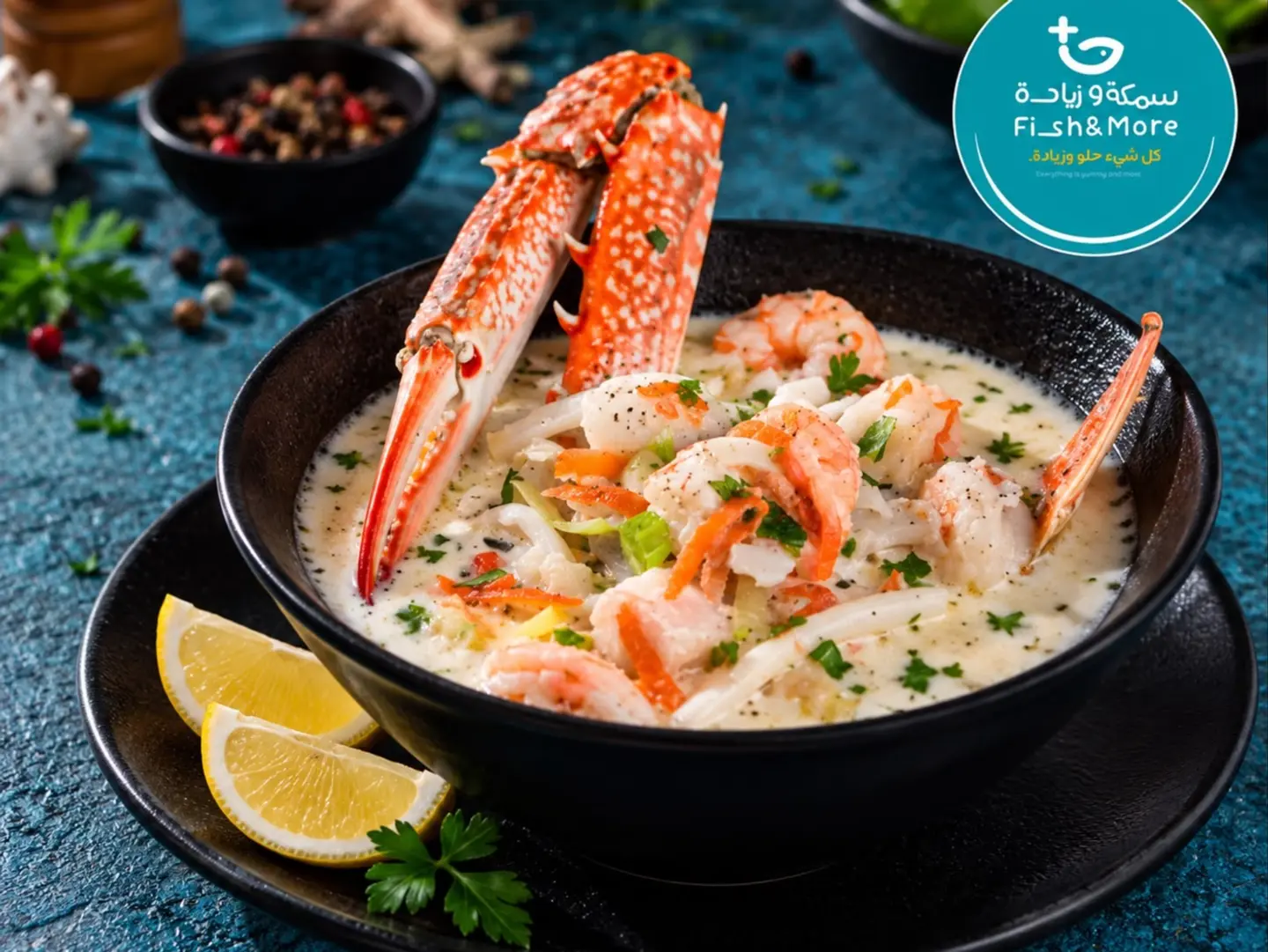 Fish And More Seafood Soup With Cream