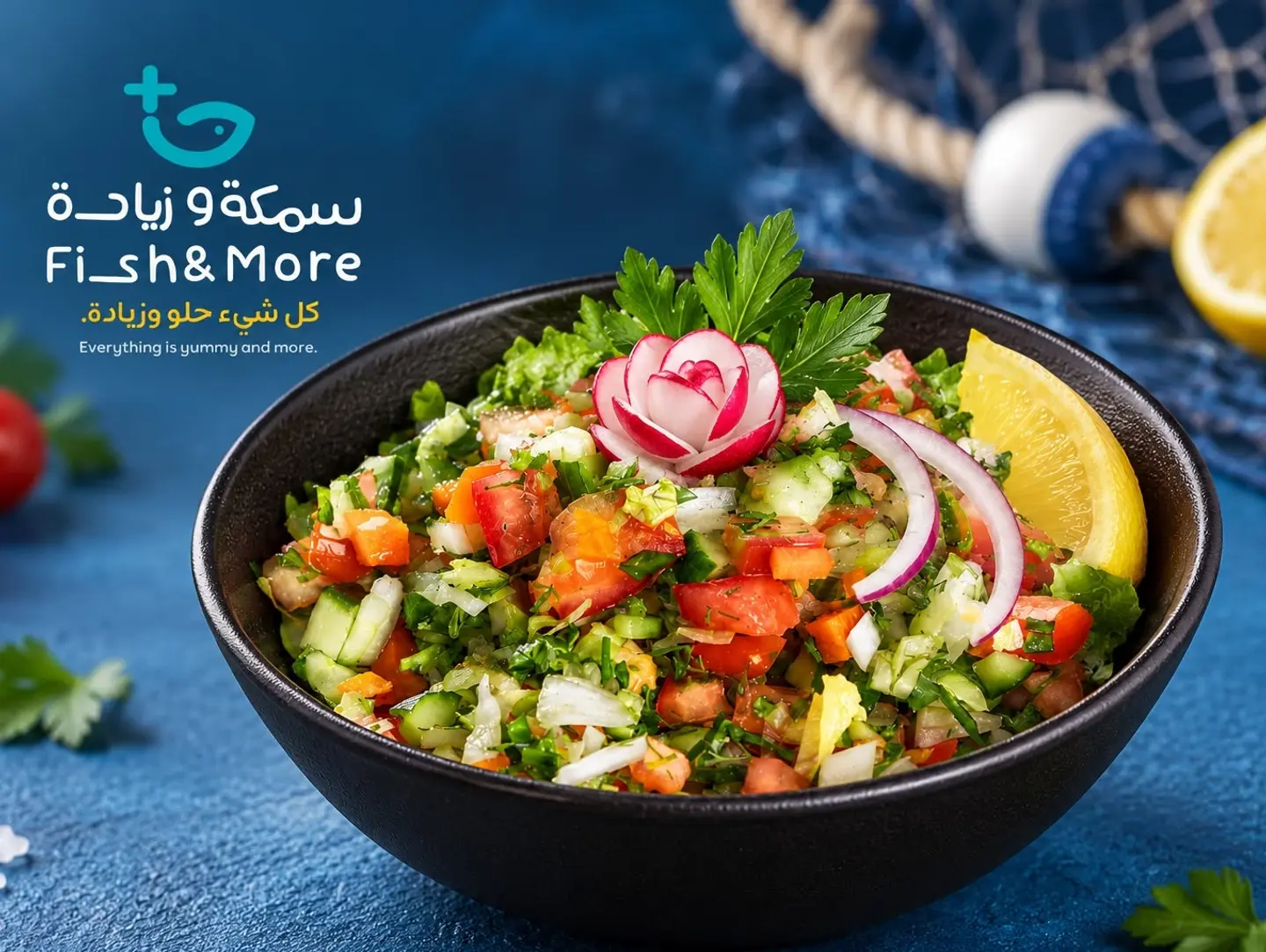 Fish And More Green Salad