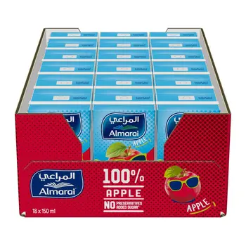 المراعي مشروب عصير التفاح 18 × 140مل