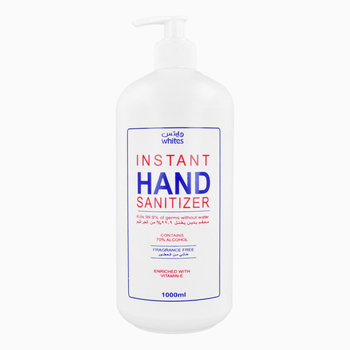 Whites Fragrance-Free Hand Sanitizer Gel 1000ml