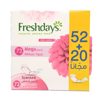 Freshdays Scented Charmy Napkin 72 Pieces