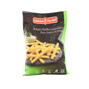 السنبلة بطاطس مقلية رفيعة 2.5كيلو