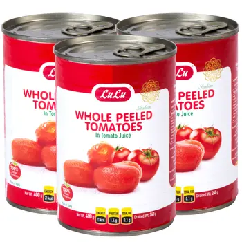 Lulu Italian Whole Peeled Tomatoes 3x400g