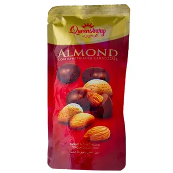 كوينزبوري لوز مغى بالشوكولاتة بالحليب 90جرام