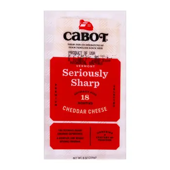 Cabot Premium Aged Cheddar Cheese 226g