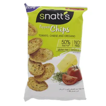 Snatt's Tomato Cheese Oregano Popped Chips 75g