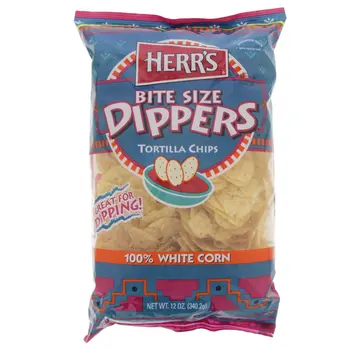 Herr's Bite Size Dippers Tortilla Chips 340.2g