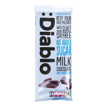 Diablo No-Added-Sugar Milk Chocolate Bar 85g