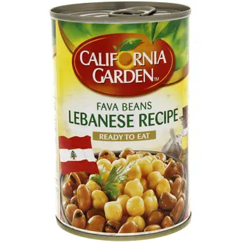 California Garden Lebanese Fava Beans 450g