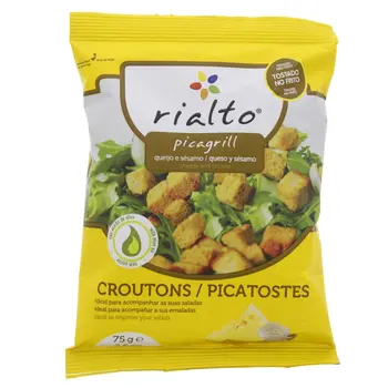 Rialto Picagrill Cheese & Sesame Croutons 75g