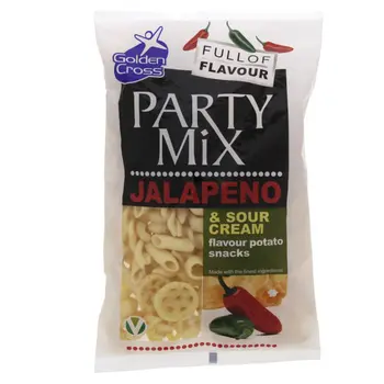 Gold Cross Jalapeno & Sour Cream Potato Snacks 125g