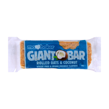 Ma Baker Giant Bar Rolled Oats & Coconut 90g