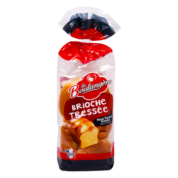 La Boulangere Hand-Plaited Brioche Loaf 400g