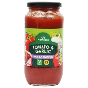 Morrisons Tomato & Garlic Pasta Sauce 500g