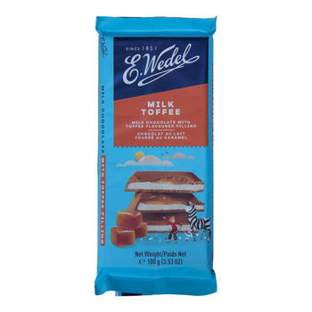 E.Wedel Toffee Milk Chocolate 100g
