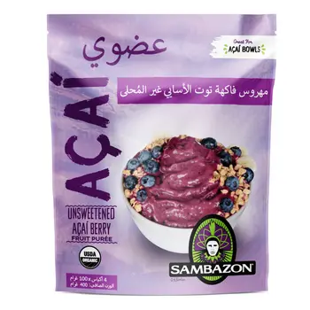 Sambazon Organic Pure Unsweetened Acai 400g
