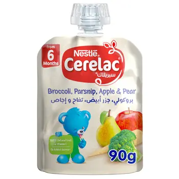 Nestle Cerelac Apple & Pear Puree 90g