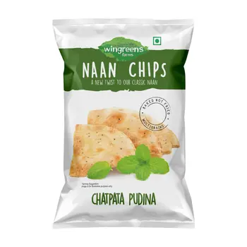 Wingreens Farms Chatpata Pudina Naan Chips 150g