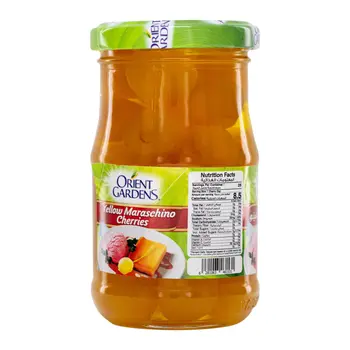 Orient Gardens Yellow Maraschino Cherries 225g