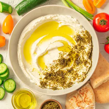 Fresh Labneh With Zaatar