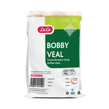 Lulu Bobby Veal Frozen Boneless Buffalo Meat 900g