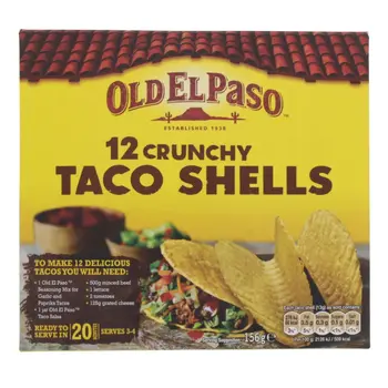 Old El Paso Crunchy Taco Shells 12 Pieces
