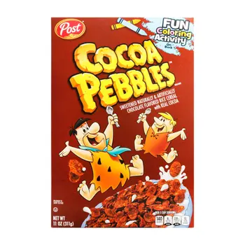 Post Cocoa Pebbles Chocolate Cereal 311g