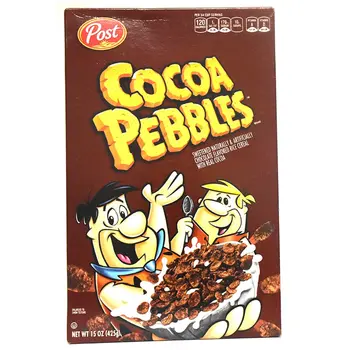 Post Cocoa Pebbles Chocolate Rice Cereal 425g