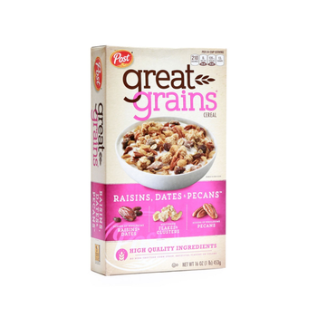Post Great Grains Raisins Dates Pecans Cereal 453g