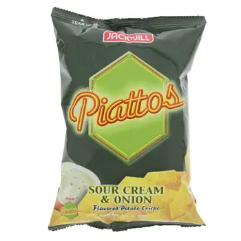 Jack'n Jill Piatto's Sour Cream & Onion Crisps 85g