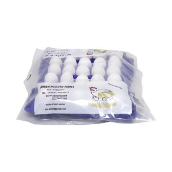 Areen Poultry Farms White Eggs 30 Pieces