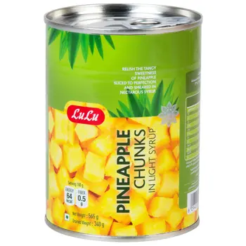 Lulu Pineapple Chunks in Light Syrup 565g